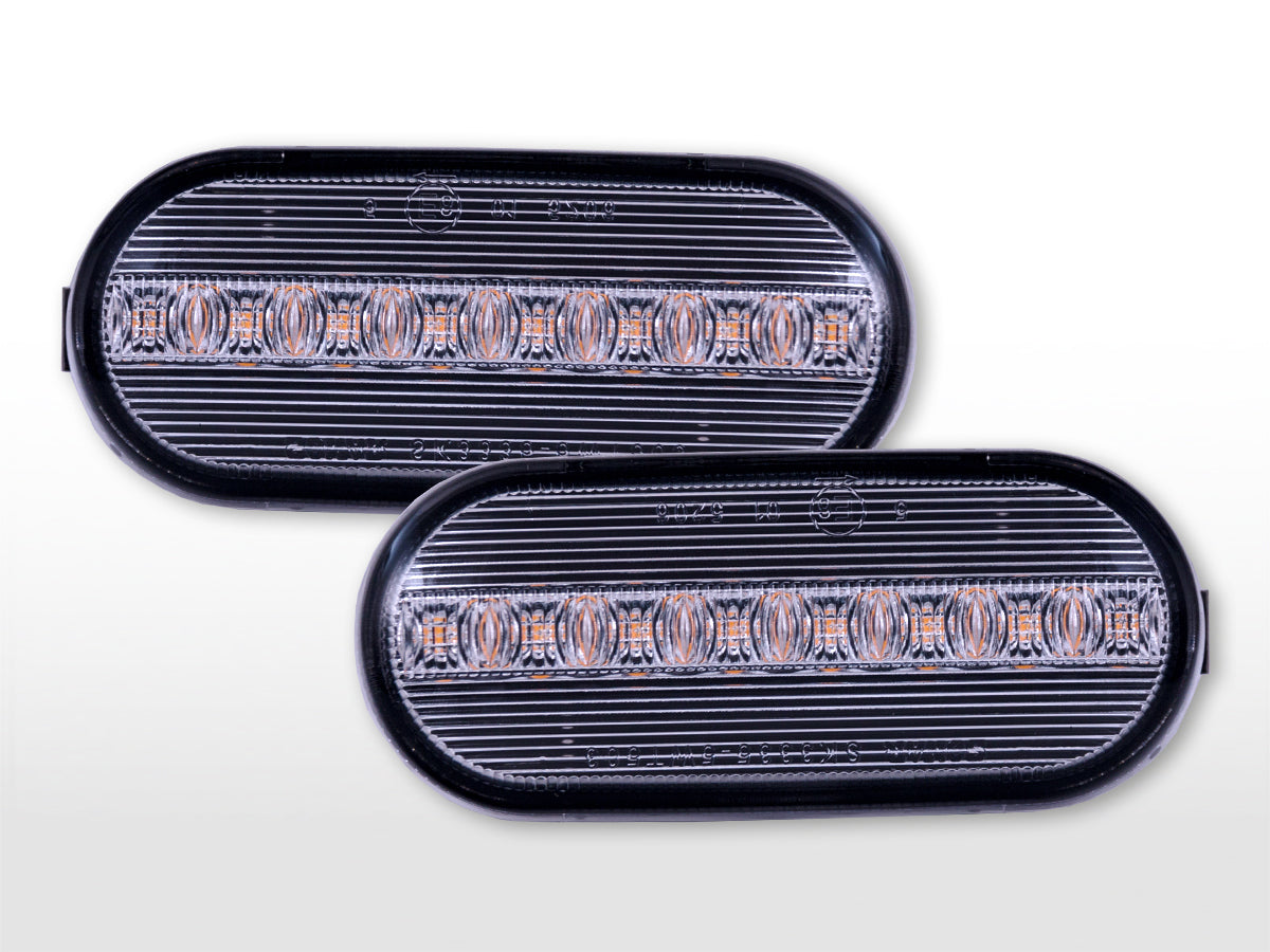 LED Seitenblinker Set VW T5 Bj. 03-15 schwarz LED Seitenblinker Set VW T5 Bj. 03-15 schwarz
